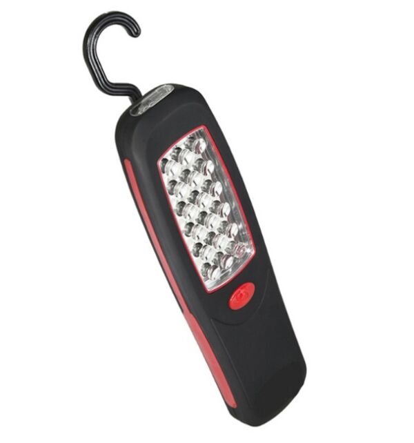 Torcia portatile - LAMPADA LED C/CALAMITA+GANCIO