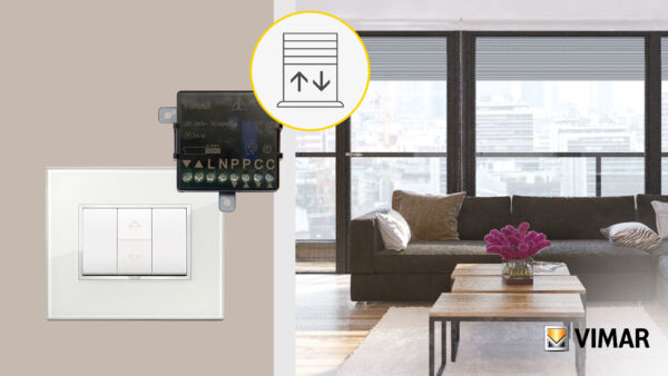 VIMAR Serie QUID - Modulo Relè Tapparelle Quid - 2A 220...240Vca - immagine 2