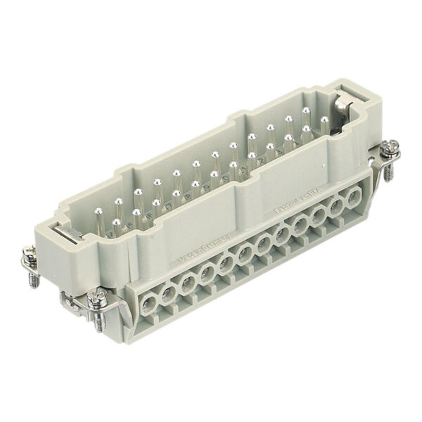 Inserto portacontatti per connettori industriali rettangolari SCA933.0242601 INSERTO MASCHIO 24 POLI