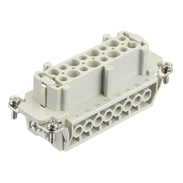 Inserto portacontatti per connettori industriali rettangolari SCA933.0162701 INSERTO FEMMINA 16 POLI