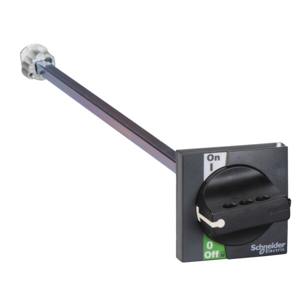 Maniglia per interruttori SNRLV428941 MANOVRA RINV.FRONTALE NERA INS40/160
