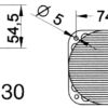 Sirena - SIRENA Serie ELECTRA (SE 4/25 L PLC) - Elettronica - 24Vcc - Grigio - immagine 2