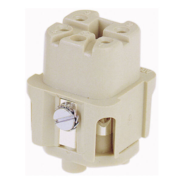Inserto portacontatti per connettori industriali rettangolari SCA920.0042711 INSERTO FEMMINA 4 POLI