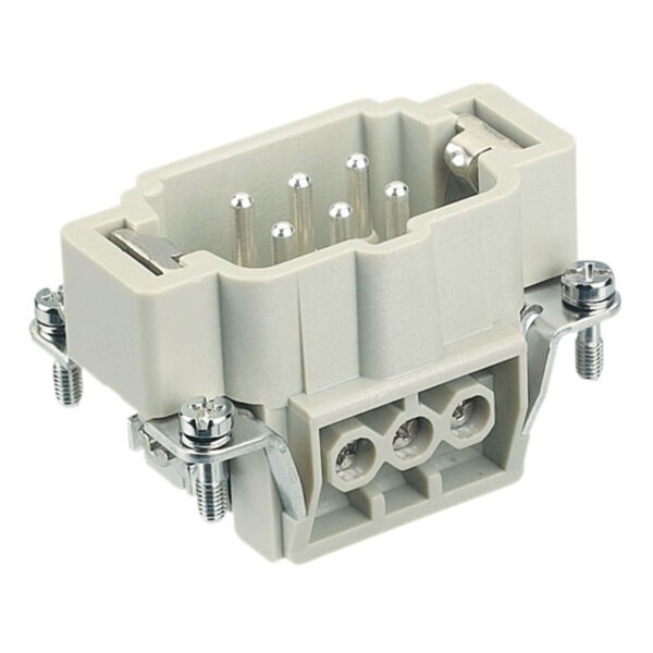 Inserto portacontatti per connettori industriali rettangolari SCA933.0062601 INSERTO MASCHIO 6 POLI