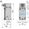 TELEMECANIQUE SENSORS Serie OsiSENSE XC - Corpo Finecorsa - Testa Girevole Ritorno Molla - 2NC+2NA - Metallo - immagine 2