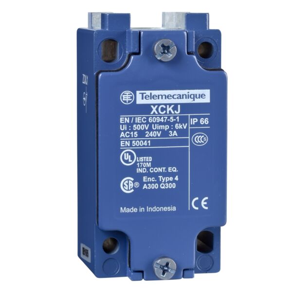 TELEMECANIQUE SENSORS Serie OsiSENSE XC - Corpo Finecorsa - Testa Girevole Ritorno Molla - 2NC+2NA - Metallo