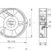 Ventola per apparecchiature FAD003235.00001 5915PC 12TB30 VENT A02 172X150X38MM - 11 - immagine 2