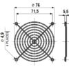 Diffusore a scorrimento per ventilazione FAD003315.00001 80 GRIGLIA METALLICA - immagine 2