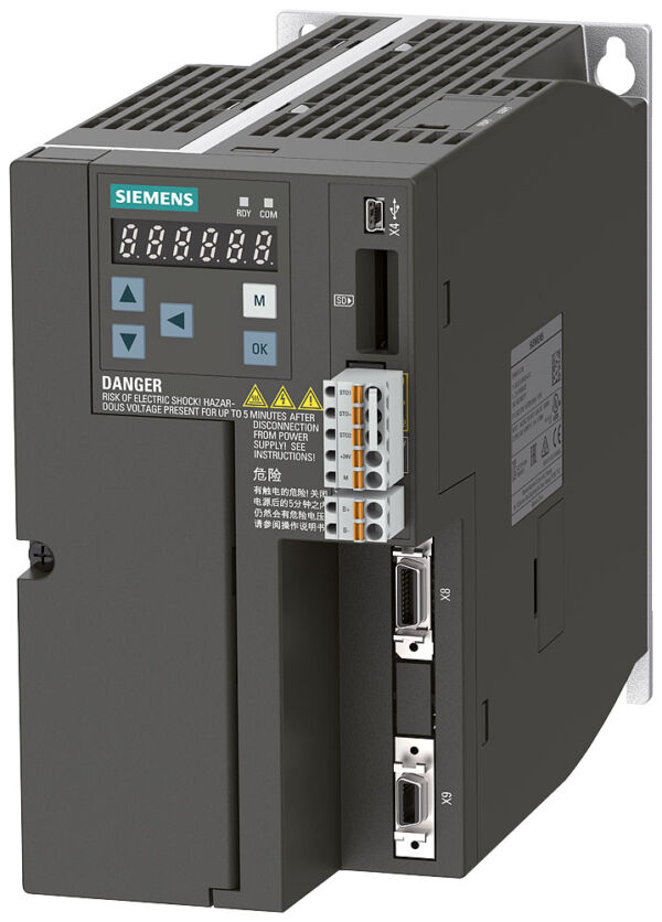 Convertitore di frequenza SIE6SL32105FE115UF0 SINAMICS V90, PROFINET, 3 AC 400V 1.5KW