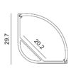 Accessori e ricambi per striscia / tubo luminoso NOBBARRA/STRIP/12/S PROF.ALL. ANGOLARE 45 2MT DIFF OPALE - immagine 2
