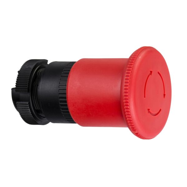 Elemento frontale per pulsante a fungo SNRZA2BS844 TESTA PULS. A FUNGO ROSSO