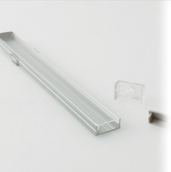 Accessori e ricambi per striscia / tubo luminoso NOBBARRA/STRIP/3E PROF.ALL. SUPERF. 2MT DIFF TRASPARENTE