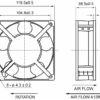 Ventola per apparecchiature FAD003474.00001 A12B23HTBW00 VENT 120X120X38MM - 230 VA. - immagine 2