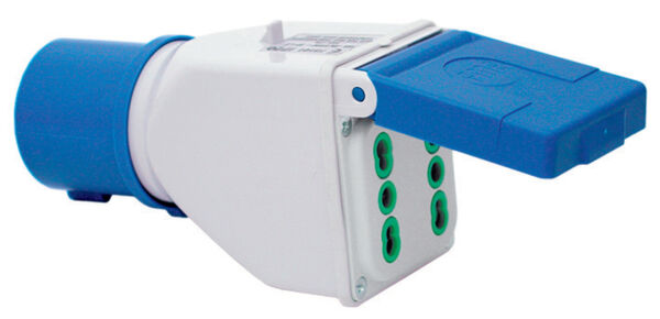 Accessori e ricambi per spine e prese CEE FME73101 ADATT.DA S.CEE 230V A 2P17 11 IP44
