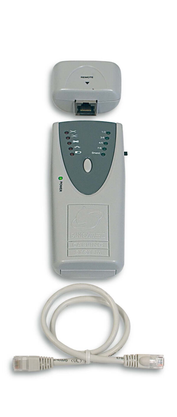 FANTON - Tester LAN - 9V - per Cavi Ethernet - Coppie Twistate RJ-45