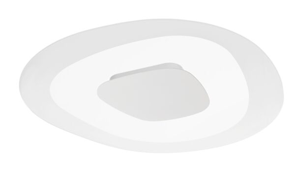 Plafoniera Led - LINEA LIGHT GROUP Serie Antigua S - 38W - colore  bianco ral 9003 goffrato