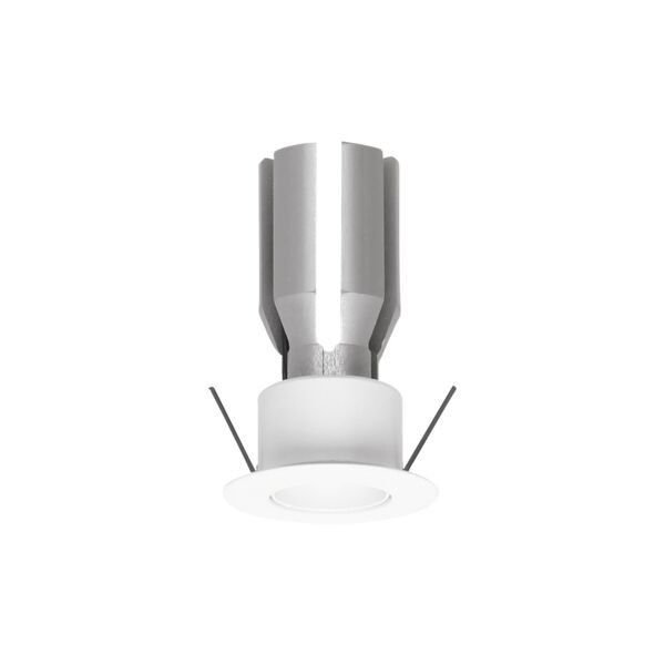 LINEA LIGHT Serie ANTON_R - Faretto LED 6W - 3000K CRI 80 - Sorgente 699lm - Reale 453lm - Ottica Wide Flood - Bianco