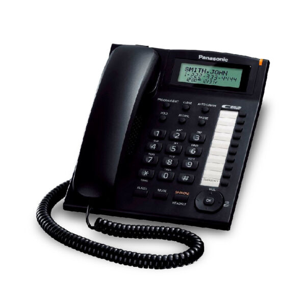 Panasonic TS880EX1 - Telefono Bca viva voce, display, Cli, Nero