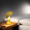 MARTINELLI LUCE serie ELMETTO - Lampada da tavolo con riflettore orientabile in alluminio - colore blu - immagine 3