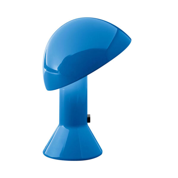 MARTINELLI LUCE serie ELMETTO - Lampada da tavolo con riflettore orientabile in alluminio - colore blu