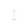 FLOS serie Bon Jour Unplugged - Apparecchio di illuminazione da tavolo ricaricabile a luce diretta colore bianco