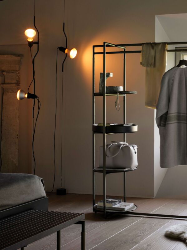 FLOS serie PARENTESI - Lampada a luce diretta installazione terra/pavimento colore nero - E27 spot - immagine 3