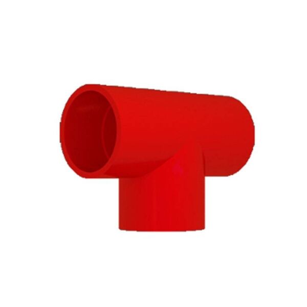 NOTIFIER ITALIA Rilevazione ad Aspirazione - Raccordo a T in ABS rosso diametro 25mm
